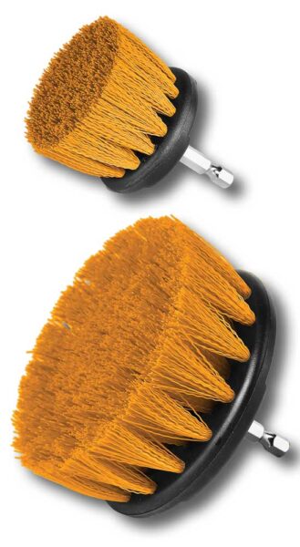 Set 2 spazzole setola media da 5 e 9 cm