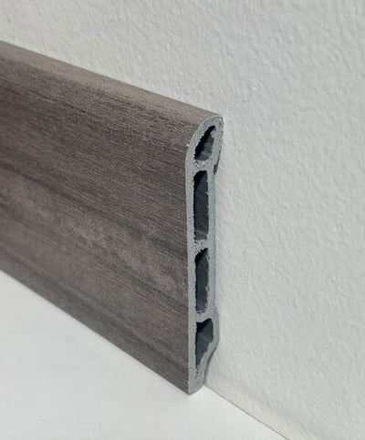Battiscopa batilam mm. 2.500 x 11 x 70 finitura: rovere grigio
