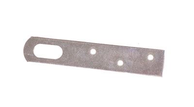 Attaccaglie larghe con asola in acciaio zincato cm.8 (pz.100)