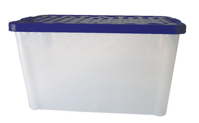 Box storage duo xxl con ruote e coperchio 60x40x45h colore arancio