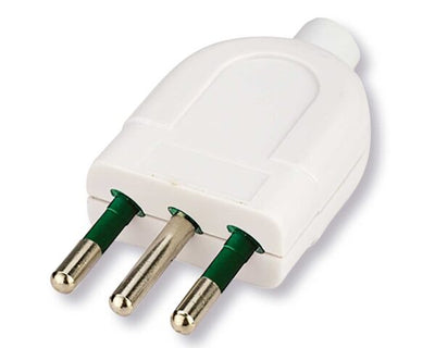 Spina 10A 250V S11 Bianco