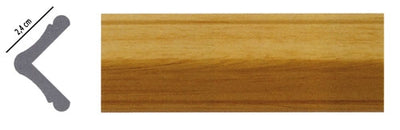 Paraspigolo sagomato nero 24x24