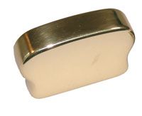 Finale ottone x corrim.legno oro l.