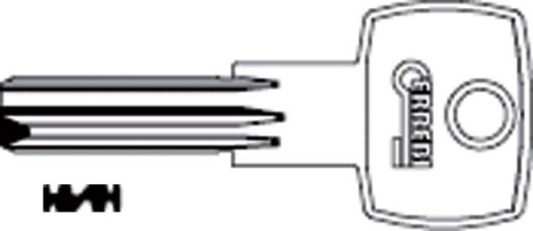 Chiave Punzonata V15 (SLC VI19)