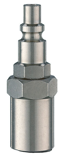 Innesto rapido profilo italia con portagomma mod. 14/B D.8/17 int/est