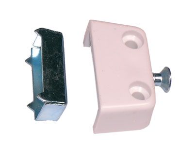 Giunzione trapezoidale in plastica bianco con premontaggio
