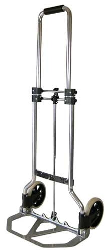 Carrellino pieghevole alluminio cm.37x38x96h(Ap.) cm.5x38x68h(Ch.)