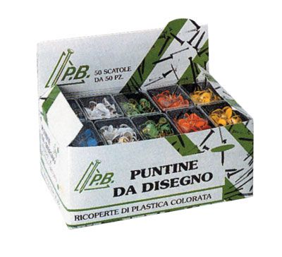 Puntine da disegno 50 giallo(sc.50)