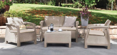 Salotto Corfu Lounge Set Cappuccino