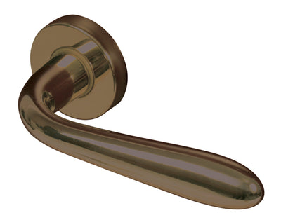 Maniglia agnone bocchette con foro bronzo