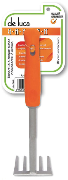 Rastrello 5 punte manico soft touch