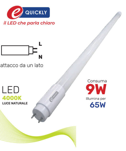 Tubo led g13 600mm 9w 810lm 4000k