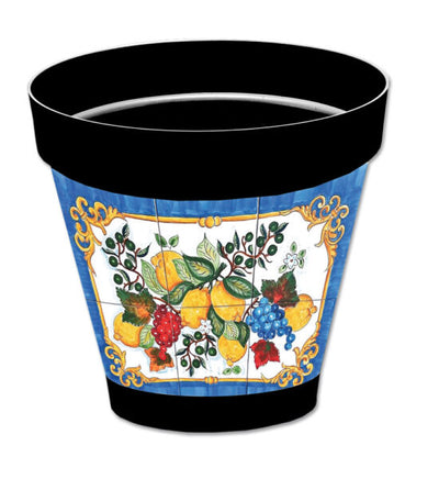Vaso sicilia antrac. d.14 limoni