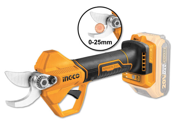Forbice da pota a batteria 20V 0-25MM BL Motor Nuda