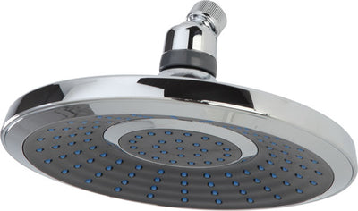 Soffione doccia tondo in abs cromo D.22