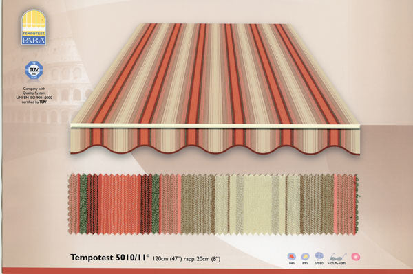 Tenda sole a caduta con braccetti 245x260 5010/11