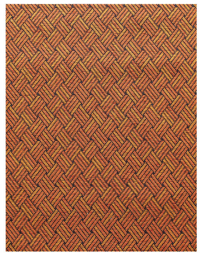 Tappeto fenix h.53 stuoia arancio