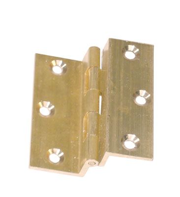 Cerniera a libro ali zanca mm.40x35 ottonata