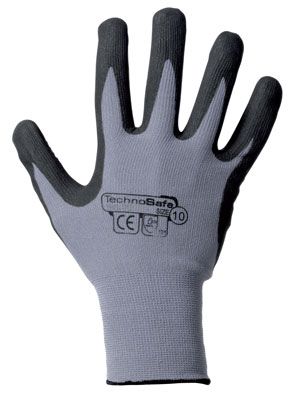 Guanti filo con./nitrile punt.tg.10