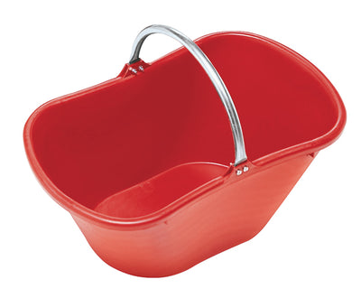 Cesta ovale 25 lt.man.ferro fisso