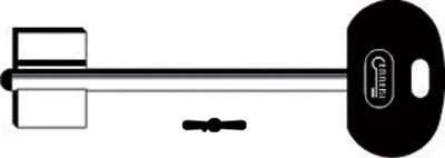 Chiave Doppia Mappa Grandi Testa Plastica 2MO25P165 (SLC 5MT21BP)