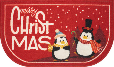 Tappeto christmas style mezza luna 40x70