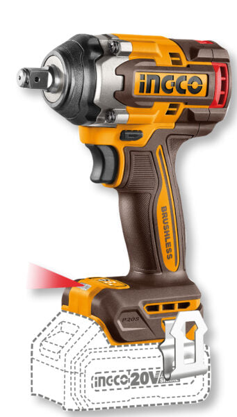 Avvitatore ad impulsi 20V da 1/2P. 500N.m Nudo