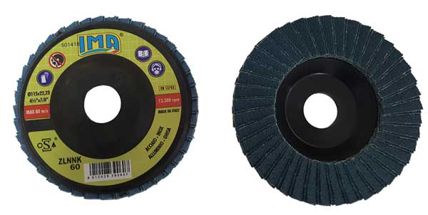 Dischi lamell.d.115 gr.120 zirconio
