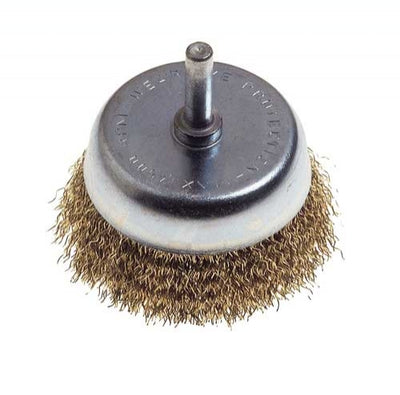 Spazzola a tazza d.50 mm gambo 6mm