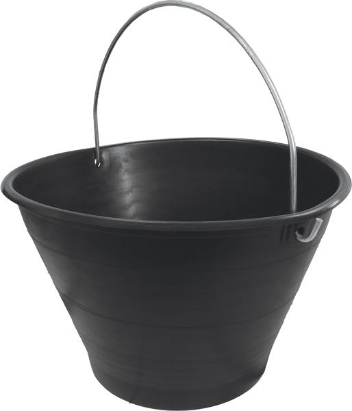 Secchio muratore d.34 nero lt.8