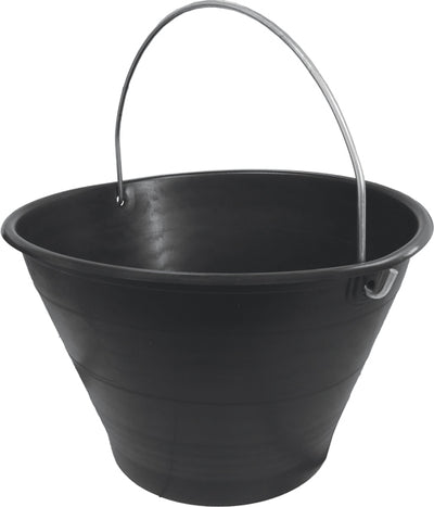 Secchio muratore d.34 nero lt.8