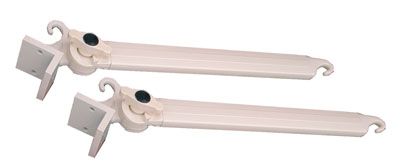 Coppia braccetti di ricambio per tende a caduta in alluminio l 70 cm