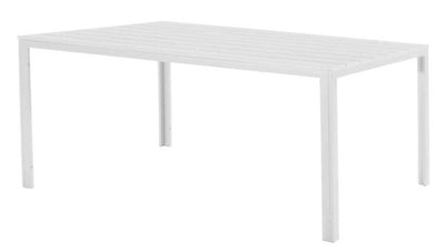 Tavolo Tenerife Effetto Legno Bianco CM.156x78x74H