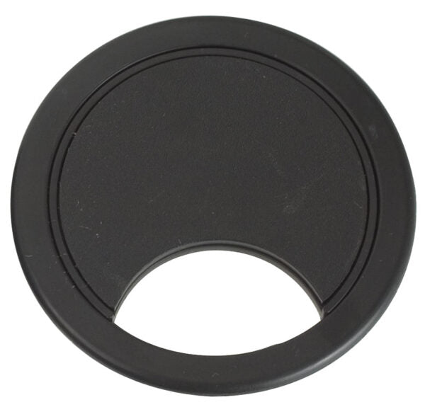 Passacavo in plastica d.60 nero