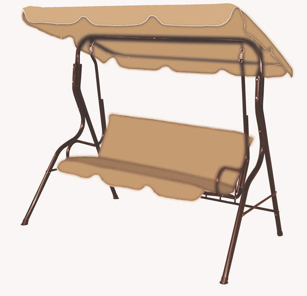 Dondolo 170x110x153 marrone chiaro