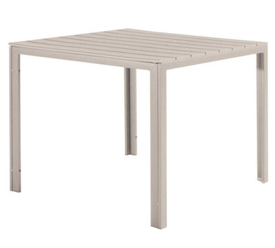 Tavolo Tenerife Effetto Legno Beige CM.78x78x74H