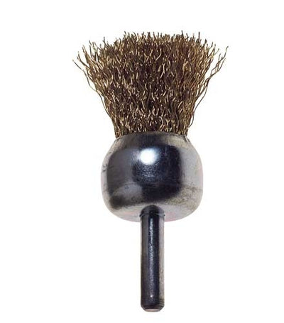 Spazzola pennello d.25 mm gambo 6mm