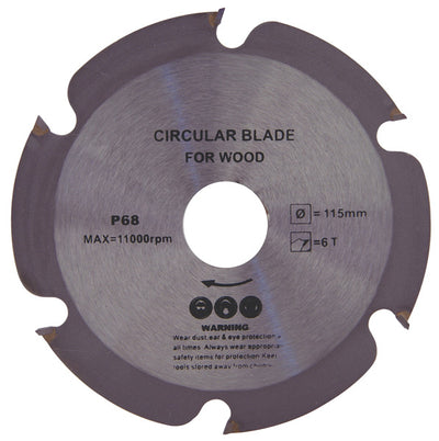 Disco professionale per smerigliatrici 230mm n. denti: 12