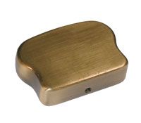 Finale ottone x corrim.legno bronzo