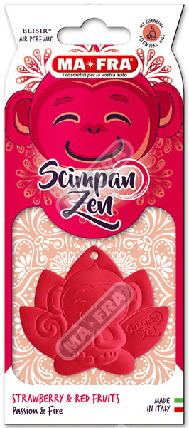 Profumatore scimpazen strawb/red fr