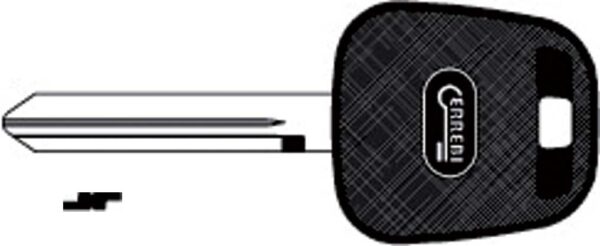 Chiave Auto Senza Transponder T00TY45P
