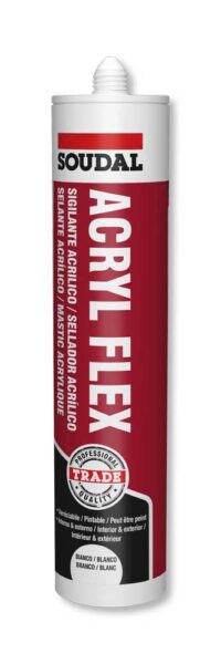 Sigillante Acrilico Acriflex Cartuccia 300ML Bianco