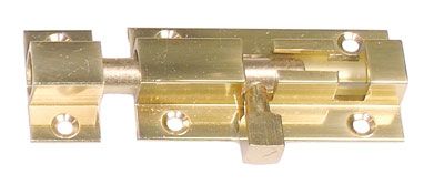 Catenaccio ottone a cannone 101,6 mm ottonato