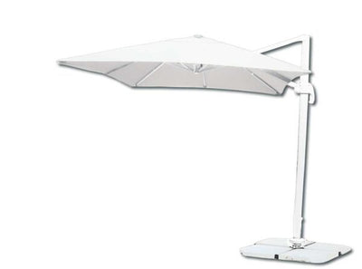 Ombrellone braccio lux 3x3 colore bianco