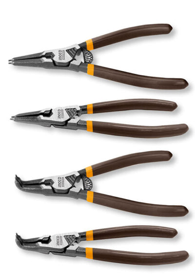 Set 4 Pinze per anelli elastici 125MM