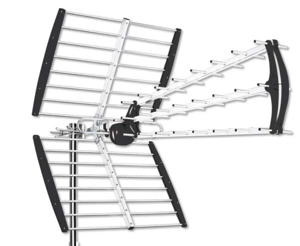 Antenna esterna uhf a banda larga dvb-t tecnologia a 42 elementi