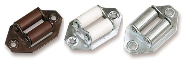 Guidacinghie trasversale bronzato rullo PVC