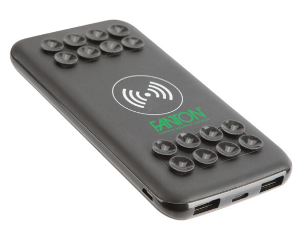 Power bank 10000mah ricarica ad induzione/USB type A-C/ micro USB