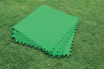 Protezione componibile sottopiscina, 9 mattonelle da 78x78 cm.