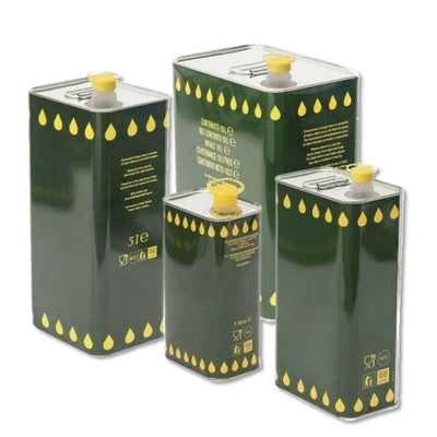 Latta olio s/tappo gocc/gial.10lt